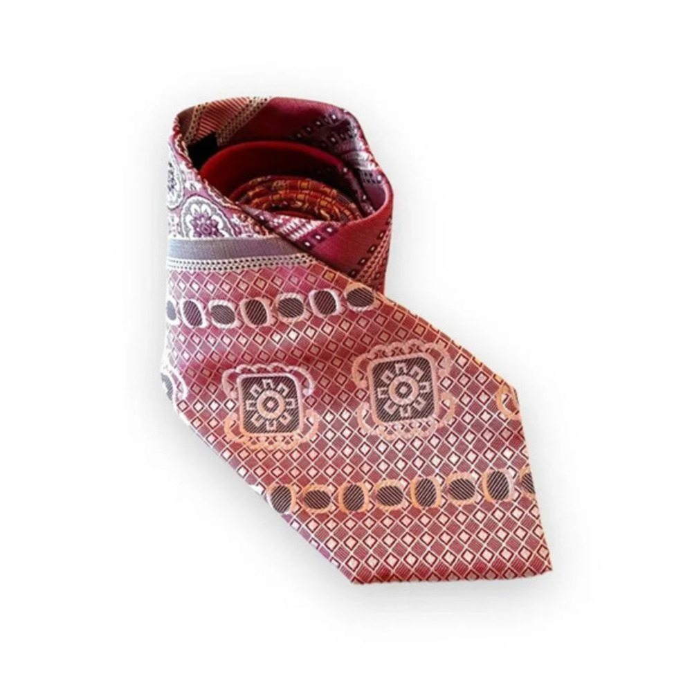 Brooks‎ Brothers Pink Mauve Silk Tie Irregular